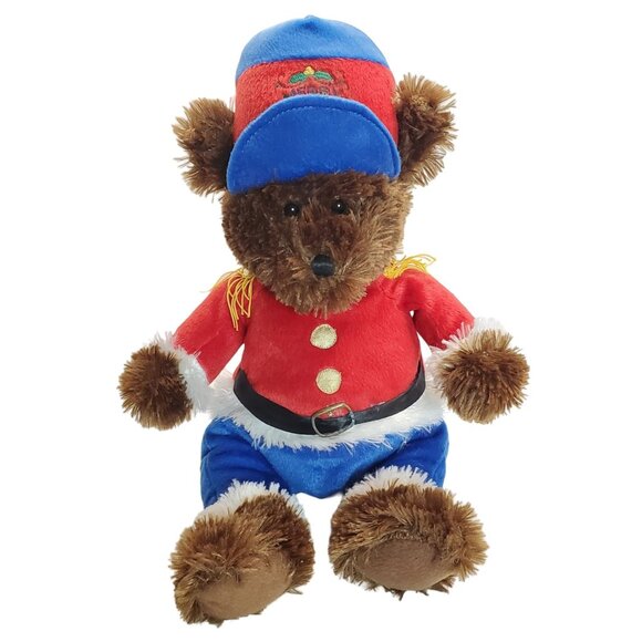Sugar Loaf Coinstar Plush Teddy Bear Merry Xmas 2007 Soldier Red Blue Outfit - Picture 1 of 12